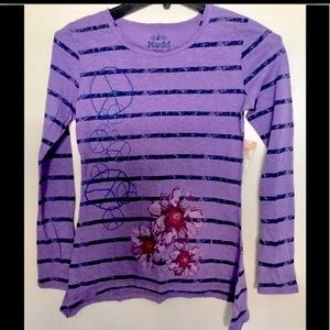 girl's hi-lo tee